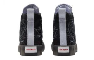 Кеды Converse Canvas Shoes Unisex High-Top Black White 173207C