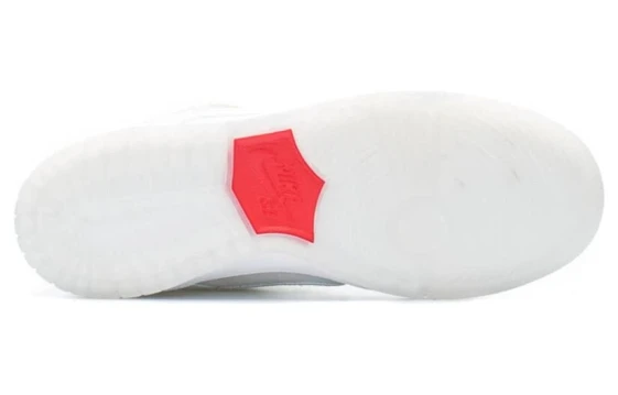 Nike Dunk Anti-Slip Wear-Resistant Low-Top Skateboard Shoes Unisex White Green HV5980-231 (Team676-橘夏)