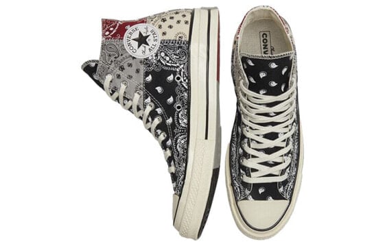 Кеды Converse Chuck Taylor All Star 70 Hi Offspring Paisley Black 169880C