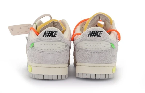 Nike Dunk Anti-Slip Wear-Resistant Low-Top Skateboard Shoes Unisex White Green HV5980-231(Team372-墨韵）