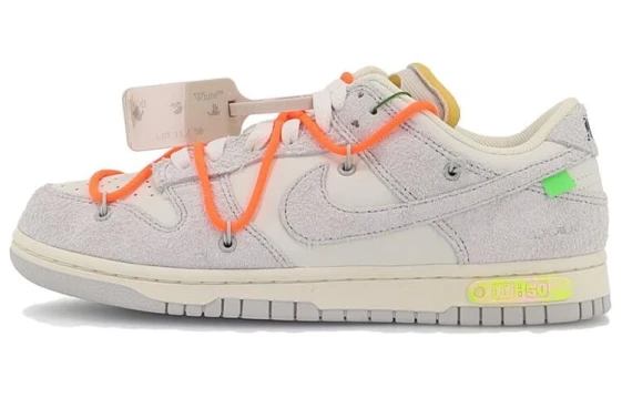 Nike Dunk Anti-Slip Wear-Resistant Low-Top Skateboard Shoes Unisex White Green HV5980-231(Team372-墨韵）