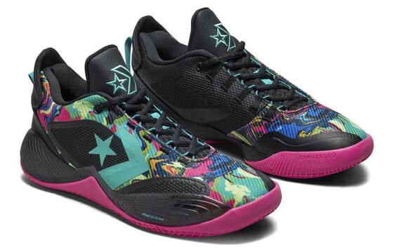 Для баскетбола Converse All Star Bb Shift Ox Black Pink Teal A00406C