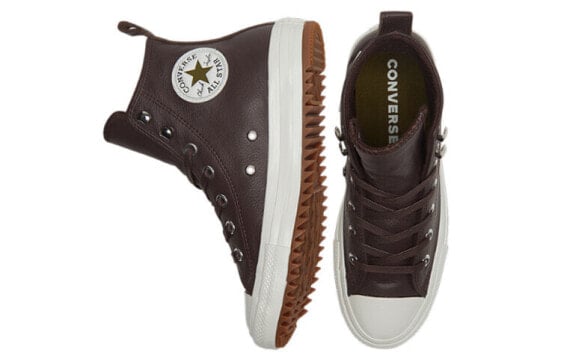 Для треккинга Converse All Star Series Skateboard Shoes Women's High-Top Coffee Black 568812C