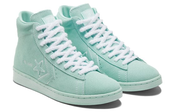 Для треккинга Converse Cons Pro Leather Skateboard Shoes Unisex High-Top Lake Green 171228C
