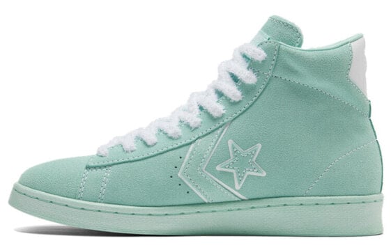 Для треккинга Converse Cons Pro Leather Skateboard Shoes Unisex High-Top Lake Green 171228C