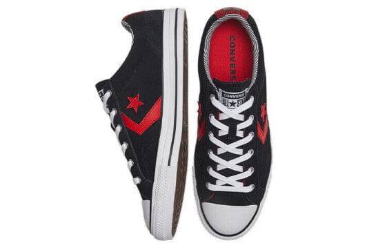 Для треккинга Converse Star Player 76 Skateboard Shoes Unisex Low-Top Black/Red 168845C