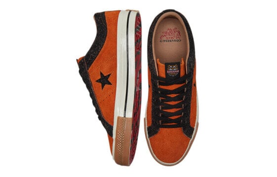 Для треккинга Converse One Star Series Skateboard Shoes Unisex Low-Top Sunset Orange 173200C