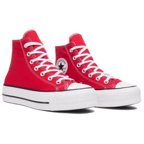 Для треккинга Converse All Star Lift Skateboard Shoes Women's High-Top Red White A09220C