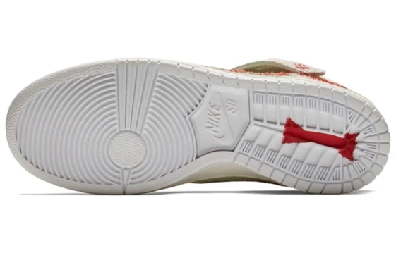 Nike Dunk Slip Resistant, Abrasion Resistant, Lightweight Low Top Skateboard Shoes Women's Red HJ3491-161(Team18-红绸星辰囍）