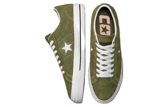Для треккинга Converse One Star Series Skateboard Shoes Unisex Low-Top Olive Green/White A03219C