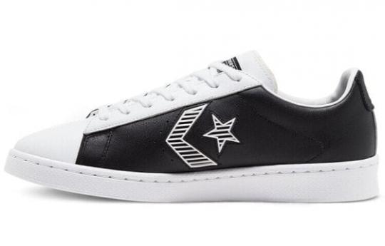 Для треккинга Converse Cons Pro Leather Skateboard Shoes Unisex Low-Top White Black 168619C