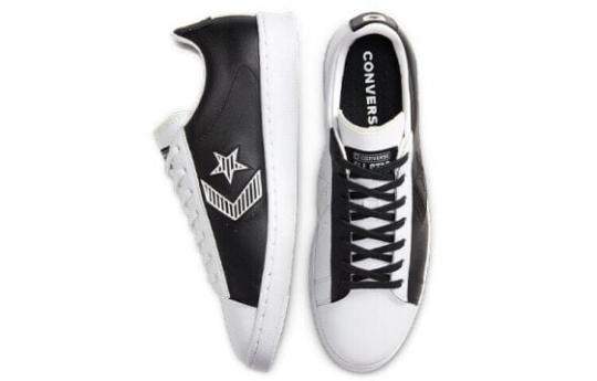 Для треккинга Converse Cons Pro Leather Skateboard Shoes Unisex Low-Top White Black 168619C