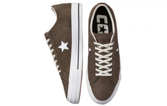 Для треккинга Converse One Star Series Skateboard Shoes Unisex Low-Top Brown White A03671C