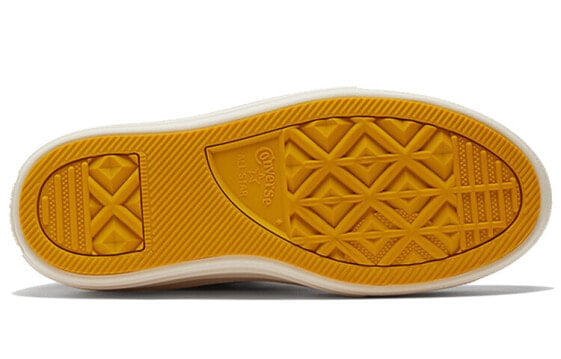 Для треккинга Converse Chuck Taylor All Star Skateboard Shoes Women's High-Top Yellow White 572080C