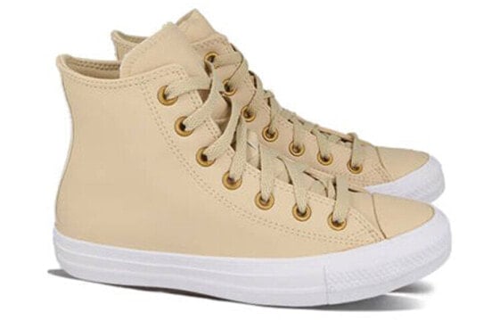 Для треккинга Converse Chuck Taylor All Star Skateboard Shoes Women's High-Top Milk White Brown 568660C