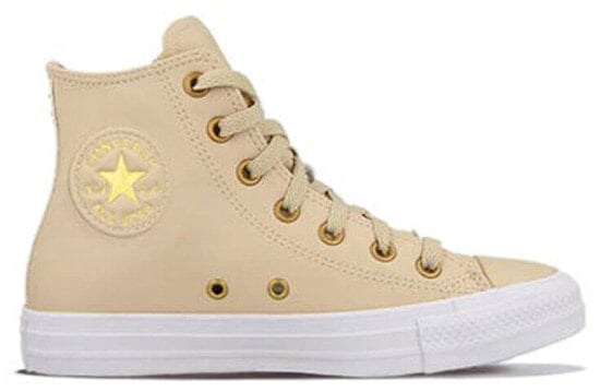 Для треккинга Converse Chuck Taylor All Star Skateboard Shoes Women's High-Top Milk White Brown 568660C