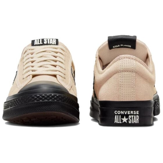 Для треккинга Converse Star Player 76 Skateboard Shoes Unisex Low-Top Beige Black A11606C