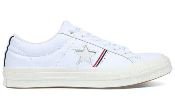 Для треккинга Converse One Star Series Skateboard Shoes Unisex Low-Top White/Blue/Red 159694C