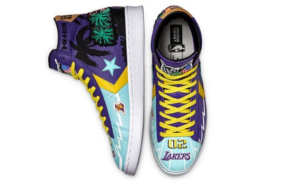 Для треккинга Converse Pro Leather Chinatown Market NBA Los Angeles Lakers 171240C