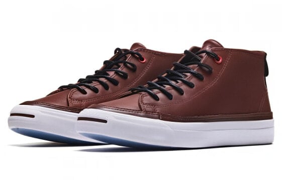 Для треккинга Converse Jack Purcell Skateboard Shoes Men Mid-Top Dark Brown 158346C