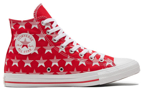 Для треккинга Converse Chuck Taylor All Star Skateboard Shoes Unisex High-Top White/Red 168807C