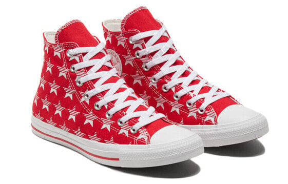 Для треккинга Converse Chuck Taylor All Star Skateboard Shoes Unisex High-Top White/Red 168807C