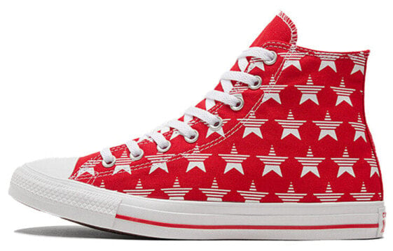 Для треккинга Converse Chuck Taylor All Star Skateboard Shoes Unisex High-Top White/Red 168807C