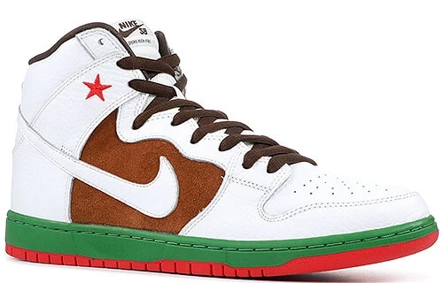 Nike Dunk Anti-Slip Wear-Resistant Low-Top Skateboard Shoes Unisex Beige Green HV5980-231 (Team676-冰铃)