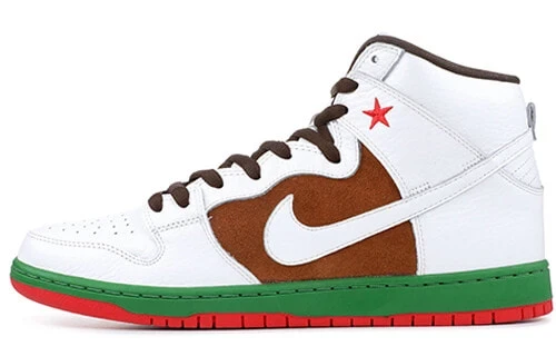 Nike Dunk Anti-Slip Wear-Resistant Low-Top Skateboard Shoes Unisex Beige Green HV5980-231 (Team676-冰铃)
