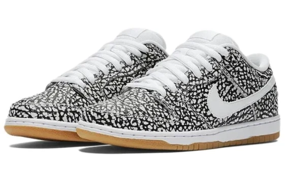 Nike Dunk Anti-Slip Wear-Resistant Low-Top Skateboard Shoes Unisex Beige Green HV5980-231 (Team676-冰铃)