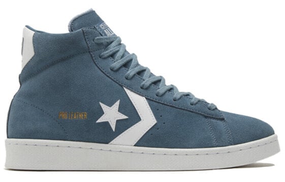 Для треккинга Converse Cons Pro Leather Skateboard Shoes Unisex High-Top Blue/White 169503C