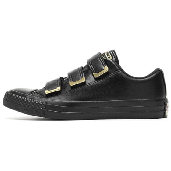 Для треккинга Converse All Star Skateboard Shoes Women's Low-Top Black Gold 559906C