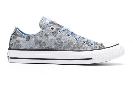 Для треккинга Converse Skateboard Shoes Women's Low-Top Shiny Camouflage Blue 559880C