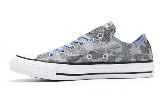 Для треккинга Converse Skateboard Shoes Women's Low-Top Shiny Camouflage Blue 559880C