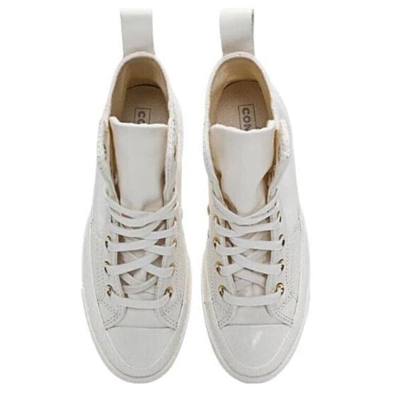 Кеды Converse Chuck Taylor All Star Skateboard Shoes Unisex High-Top White Gold A08232C