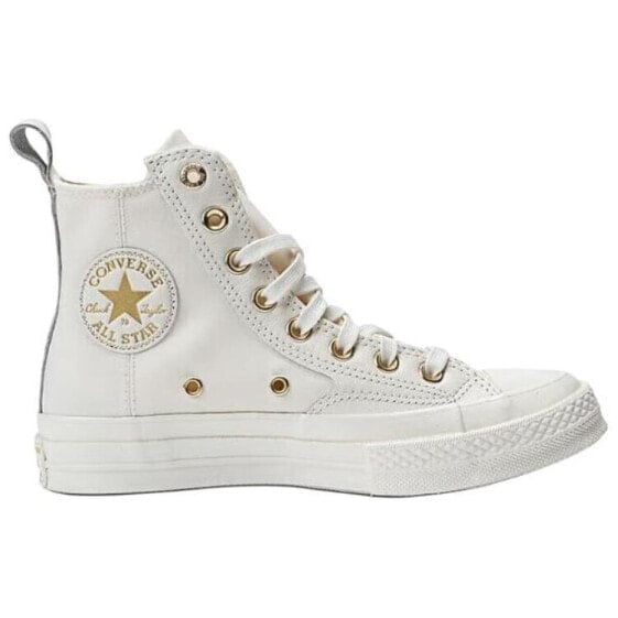 Кеды Converse Chuck Taylor All Star Skateboard Shoes Unisex High-Top White Gold A08232C