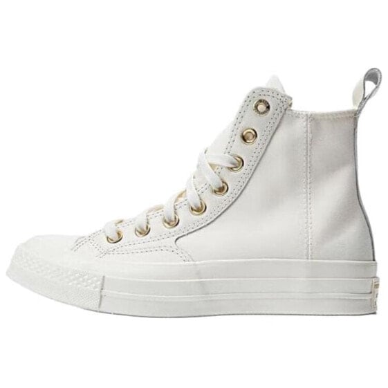 Кеды Converse Chuck Taylor All Star Skateboard Shoes Unisex High-Top White Gold A08232C