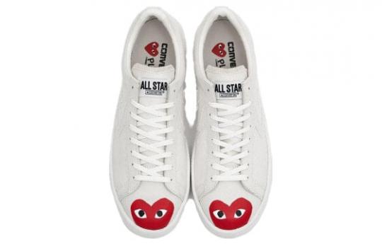 Кеды Converse X Comme Des Garcons Play Pro Leather 'White Red' 34201320