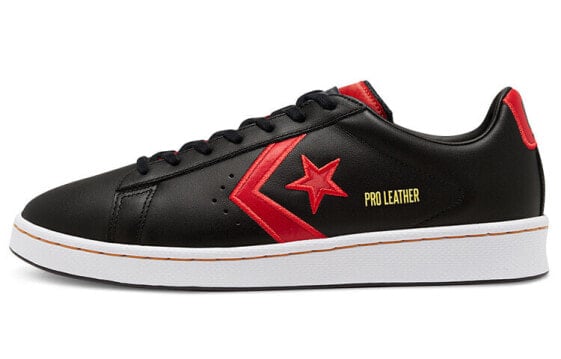 Кеды Converse Cons Pro Leather Skateboard Shoes Unisex Low-Top Black Red White 168871C