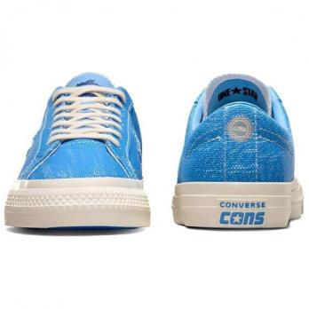 Кеды Converse One Star Series Skateboard Shoes Unisex Low-Top Blue A10074C