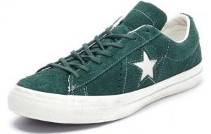 Кеды Converse One Star Series Skateboard Shoes Unisex Low-Top Green White 158939C