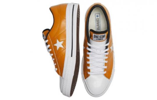 Кеды Converse One Star Series Skateboard Shoes Unisex Low-Top Ginger Yellow 168972C