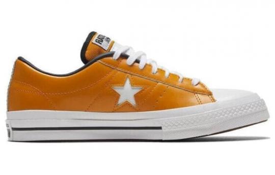 Кеды Converse One Star Series Skateboard Shoes Unisex Low-Top Ginger Yellow 168972C