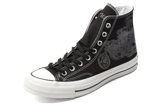 Кеды Converse Chuck Taylor All Star Skateboard Shoes Unisex High-Top Black White 147122C