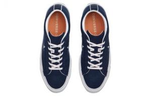 Кеды Converse One Star Series Skateboard Shoes Unisex Low-Top Navy Blue/White 160621C