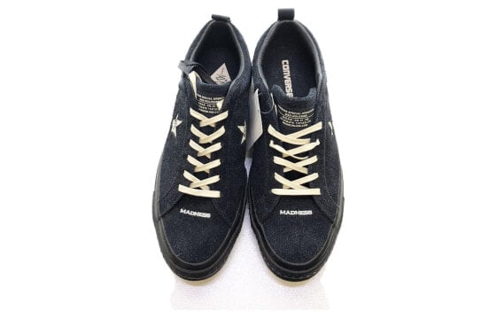 Кеды Madness X Converse One Star Series Skateboard Shoes Unisex Low-Top Marine Blue/Black 161027c