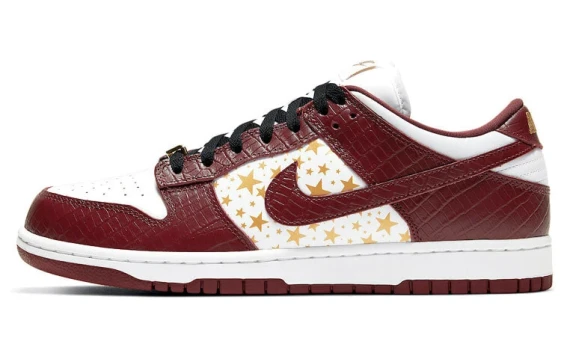 Nike Dunk Coverage Anti-Slip And Wear-Resistant Low-Top Skateboard Shoes Women's Red HJ3491-161(Team59-女款正红八)