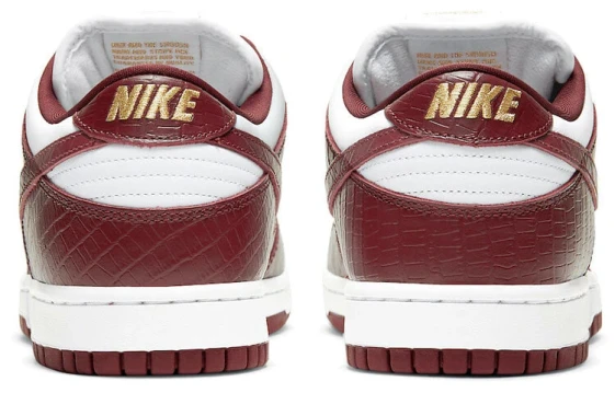 Nike Dunk Coverage Anti-Slip And Wear-Resistant Low-Top Skateboard Shoes Women's Red HJ3491-161(Team59-女款正红八)