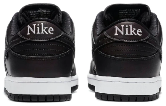 Nike Dunk Wear-Resistant Low-Top Skateboard Shoes Women's Black Red DD1503-101(Team732-蛇来运转)