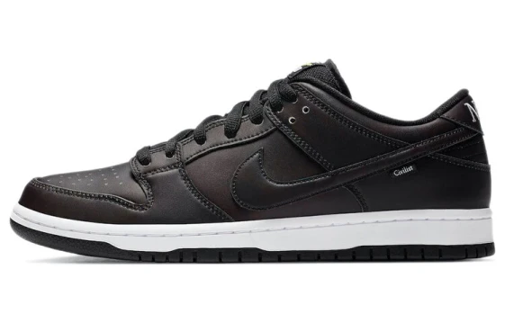 Nike Dunk Wear-Resistant Low-Top Skateboard Shoes Women's Black Red DD1503-101(Team732-蛇来运转)